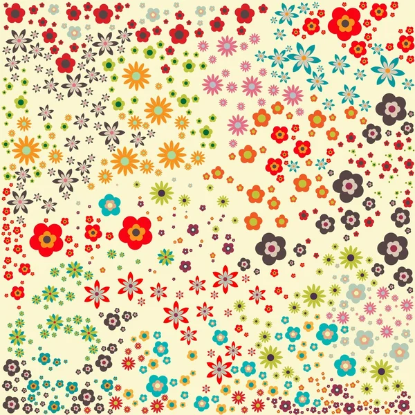 Muster mit Blumen — Stockvektor