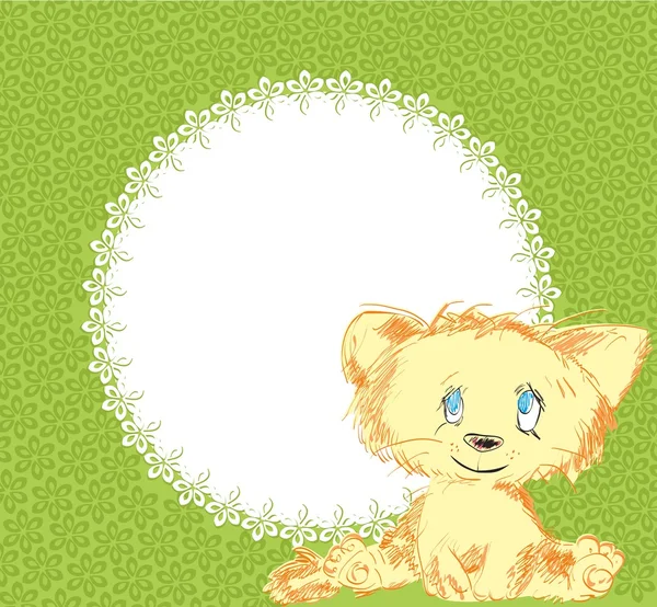 arka plan çiçek ve kedi