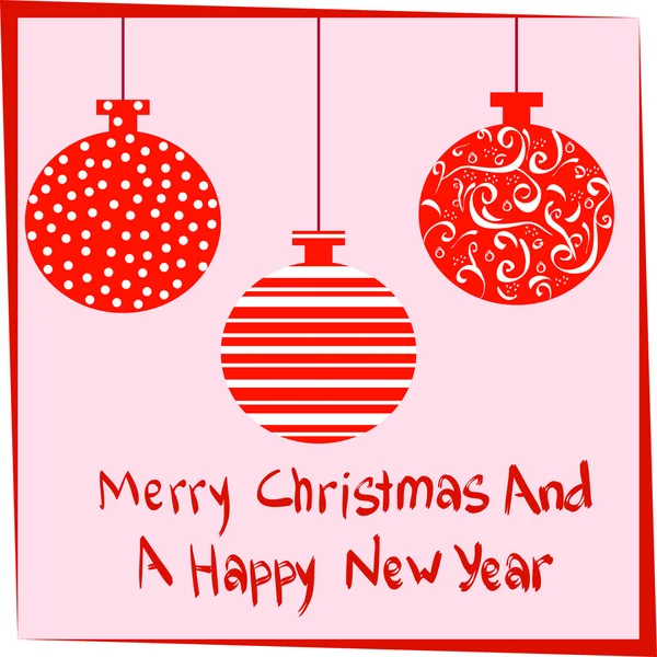 bir retro Noel topları