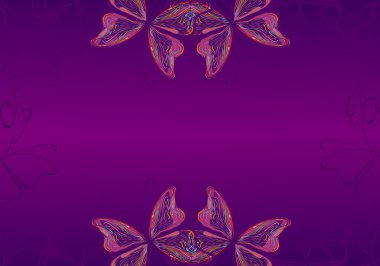 Kelebekler soyutlama