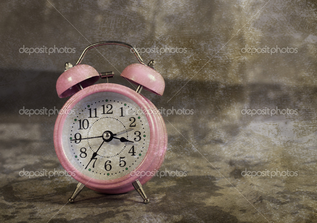 Retro Pink Alarm Clock With Vintage Background Stock Photo By Arisha108 34976563 Retro Pink Alarm Clock With Vintage, Pink Alarm Clocks