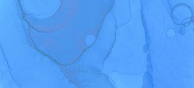 Mavi Pastel Sıvı Tasarımı. Suluboya Boyası