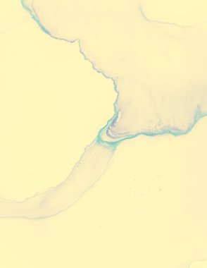 Düğün kartı tasarımı. Sarı Pastel Sıvı Sıçratma.