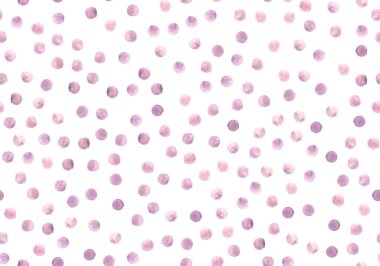 Kusursuz suluboya duvar kağıdı. Grafik Polka Noktaları Çizimi. Beyaz El Boya Çemberleri. Pembe Suluboya Duvar Kağıdı.