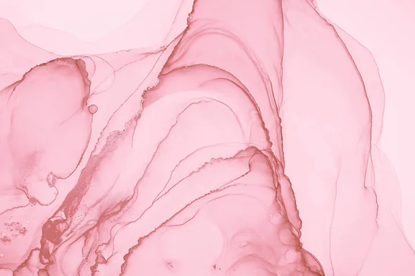 Feminine Liquid Marble. Acrylic Mix. Fluid Color — Stock Photo, Image