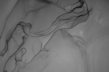 Alkol Mürekkebi. Sıvı Duman dokusu. Yağ Akımı