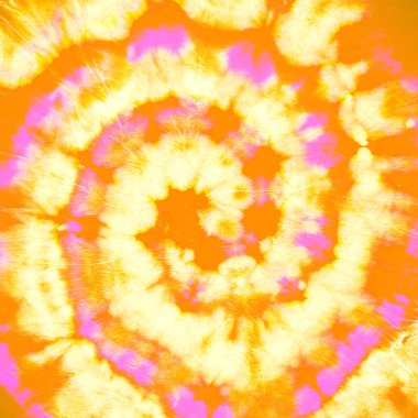 Soyut boya. Hippi girdap arka planı. Sarı