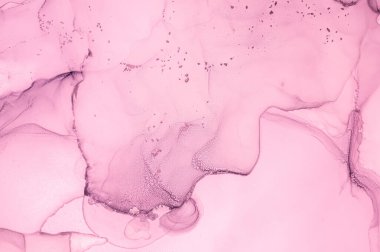 Gül Sıvısı Mermeri. Akrilik İllüstrasyon. Yağ