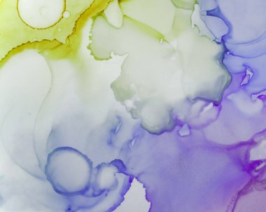 Ruhsal Boya Dokuları. Sıvı Mürekkep Yıkama