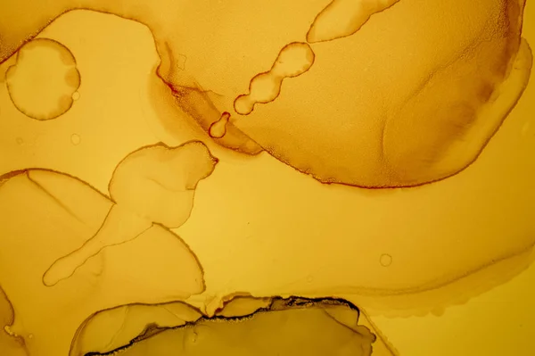 Altın Sıvı Sanat. Sıvı Soyut Arkaplan. — Stok fotoğraf