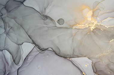 Lüks Soyut Sıvı. Alkol Mürekkebi Sıçraması.