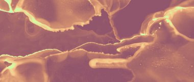 Altın Arkaplan. Turuncu Lüks Boya. Kırmızı Sanat Sıcak