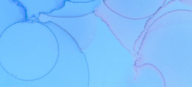 Yaratıcı mürekkep lekeleri kalıbı. Pembe Pastel Akış