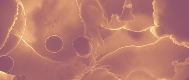 Mürekkep sarısı desen. Kahverengi Parıltılı Boya. Kırmızı Sanat