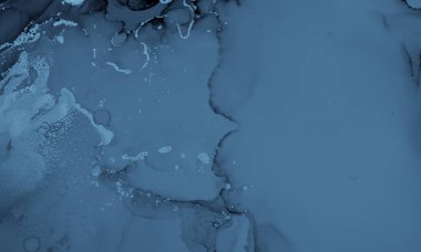 Karıştırma Mürekkebi. Yağlı Duvar Kağıdı. Mavi Alkol