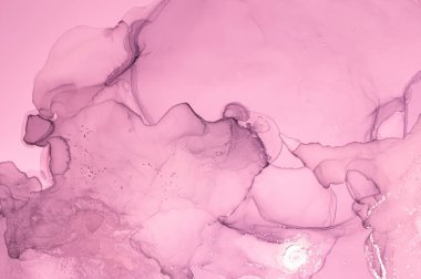 Nazik Pembe Mermer. Akrilik duvar kağıdı. Sanat Dalgası