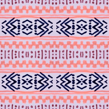 Navajo kusursuz desen. El çizimi etnik geçmiş.