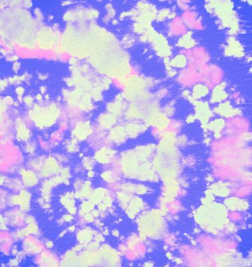 Soyut Çember Tasarımı. Renkli Yazdırma. Saykodelik