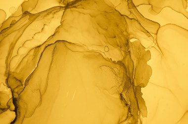 Altın Sıvı Sanat. Soyut Mermer Arkaplan.