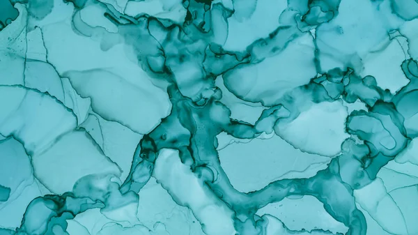 Πράσινο παστέλ υγρό splash. Βαθμίδα μπλε καπνού — Φωτογραφία Αρχείου