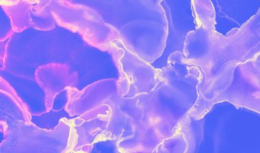 Grafiksel Akış Gradyanı. Mavi Suluboya Modern