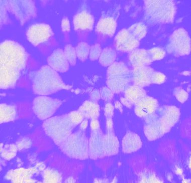 Pastel Hippi Gömleği. Soyut Spiral Desen.