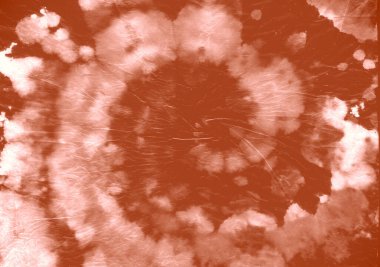 Kırmızı Boyama Modeli. Soyut Çember Kaleydoskop.