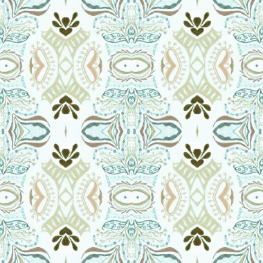 Klasik damaske deseni. Klasik barok arkaplan. Antika Rönesans tasarım dekoru.