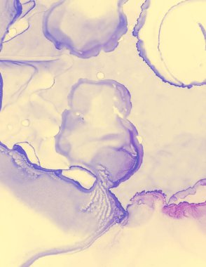 Düğün kartı şablonu. Pembe Pastel Akış Sıvısı.