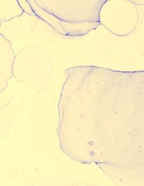 Düğün Davet Şablonu. Sarı Pastel Sıvı