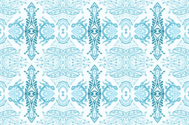 Damask vintage duvar kağıdı. Rönesans fayansı. Çiçek barok süsü.