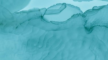 Pastel Sıvı Sıvı. Mavi Duman Yaratıcı