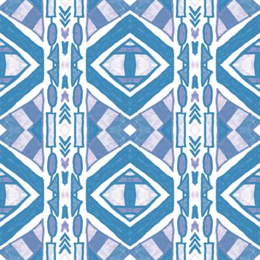 Navajo kusursuz desen. El çizimi etnik geçmiş.