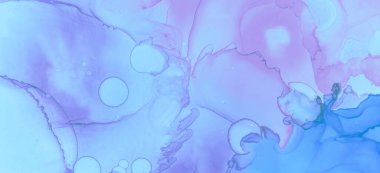 Pastel Sıvı Sıvı. Pembe Çağdaş Boya