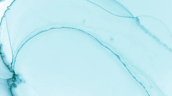 緑のパステル流体スプラッシュ。青い海｜Creative — ストック写真
