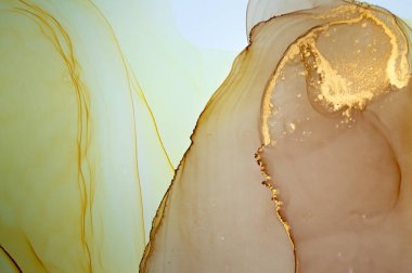 Canlı Soyut Sıvı. Alkol Mürekkebi. Renk