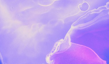 Grafik Mürekkep Gradyanı. Mavi Fütürist Moda