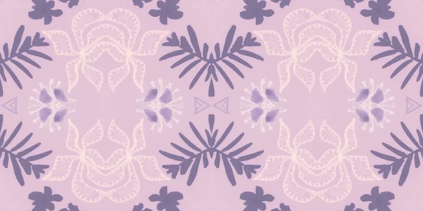 Handgezeichnete florale ethnische Muster. Nahtloser abstrakter Batikdruck. — Stockfoto
