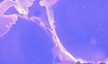 Soyut Boyama Arkaplanı. Mavi Suluboya