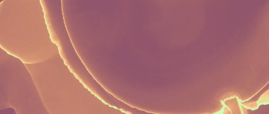 Altın Arkaplan. Kırmızı Işıldayan Sıvı. Turuncu Sanat