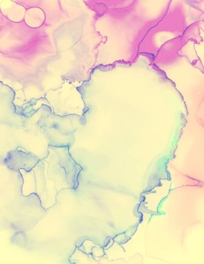 Düğün kartı tasarımı. Sarı Pastel Sıvı Sıvı.