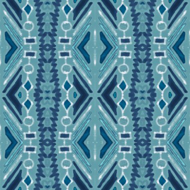 Navajo kusursuz desen. El çizimi etnik geçmiş.