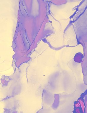 Düğün Davetiyesi Tasarımı. Pembe Pastel Akış Sıvısı.