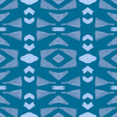 Kusursuz suluboya üçgenler. El çizimi geometrik mozaik.
