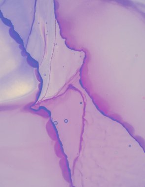 Düğün kartı tasarımı. Pembe Pastel Sıvı Sıvısı.