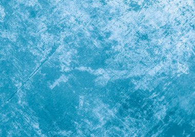 Mavi grunge yüzeyi. Eski bir kumaş. Yıpranmış çatlak etkisi. Metalin pürüzlü grunge dokusu. Üst kaplama paslı