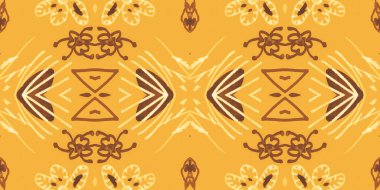 Kusursuz çiçek deseni. Soyut etnik baskı. Suluboya batik arkaplanı.