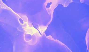 Soyut Akışkan Duvar Kağıdı. Mavi Çağdaş