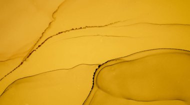 Altın Sıvı Sanat. Sıvı Soyut Çizim.