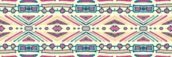 Navajo nahtloses Muster. Handgezeichneter ethnischer Hintergrund. — Stockfoto